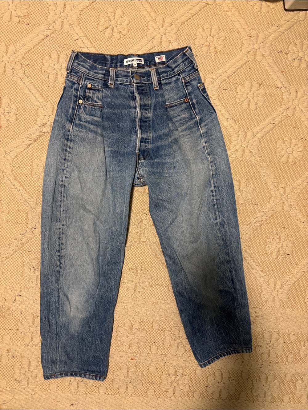Re/Done cropped vintage Levi’s Jeans size 23